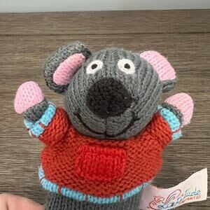 Latitude Enfant Knit Mouse Plush 4"‎
